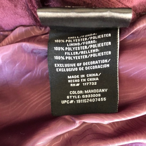 Zeroxposure burgundy vest med NWT - Picture 7 of 8